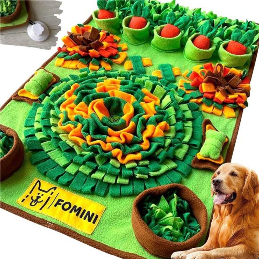 Pet Snuffle Mat for Dogs - 33.5" x 19.7"- Dog Puzzles and Enrichment Toys